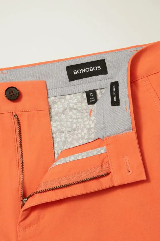 Men The Chino Short 20 Persimmon Bonobos Chino Shorts