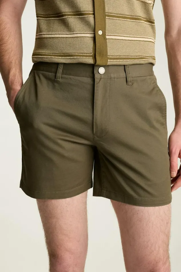 Men The Original Chino Short Charcoal Brown Bonobos Seasonal Pants