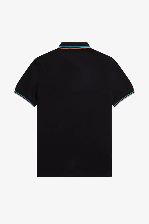 Men The ShirtM3600 Blackcyber Bluelight Rust Fred Perry The Fred Perry Shirt
