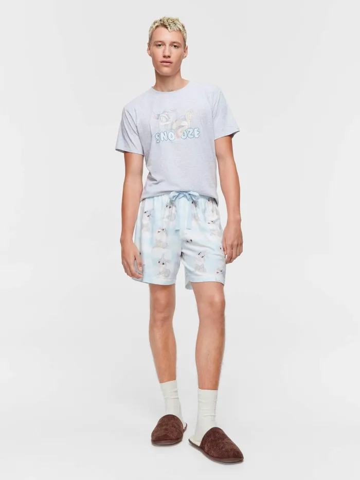 Men Thumper Plush Mid Short Multi Peter Alexander Shorts
