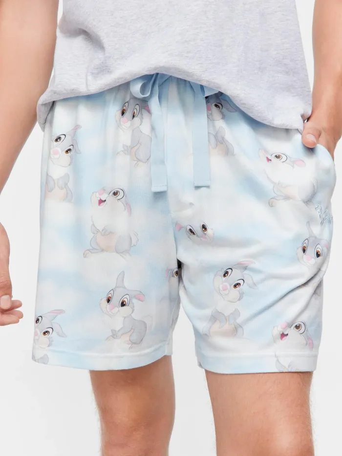 Men Thumper Plush Mid Short Multi Peter Alexander Shorts