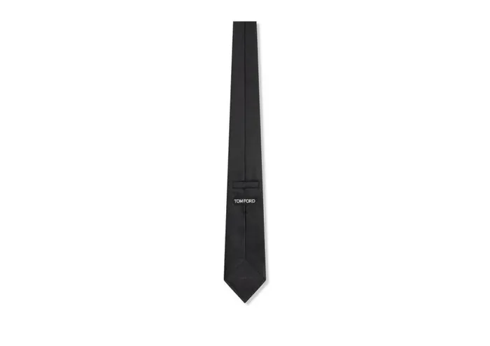 Men Ties and Bow Ties Tom Ford Solid Twill Tie Black Men Ties and Bow Ties Tom Ford Solid Twill Tie Black