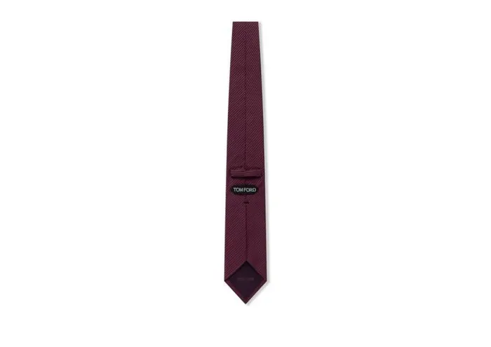 Men Ties and Bow Ties Tom Ford Twill Jaqcuard Tie Magenta Men Ties and Bow Ties Tom Ford Twill Jaqcuard Tie Magenta