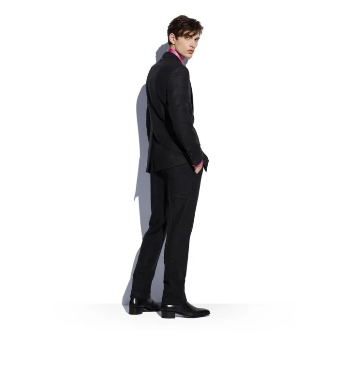 Men Ties and Bow Ties Tom Ford Twill Jaqcuard Tie Magenta Men Ties and Bow Ties Tom Ford Twill Jaqcuard Tie Magenta