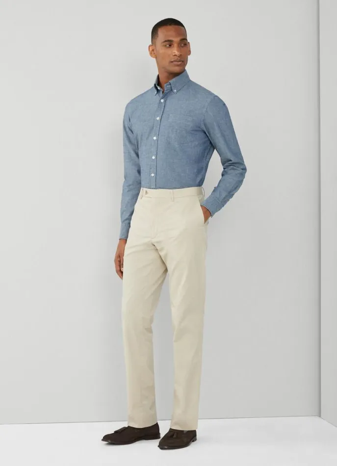 Men Trousers and Chinos Hackett London Classic Fit Sanderson Chinos Beach