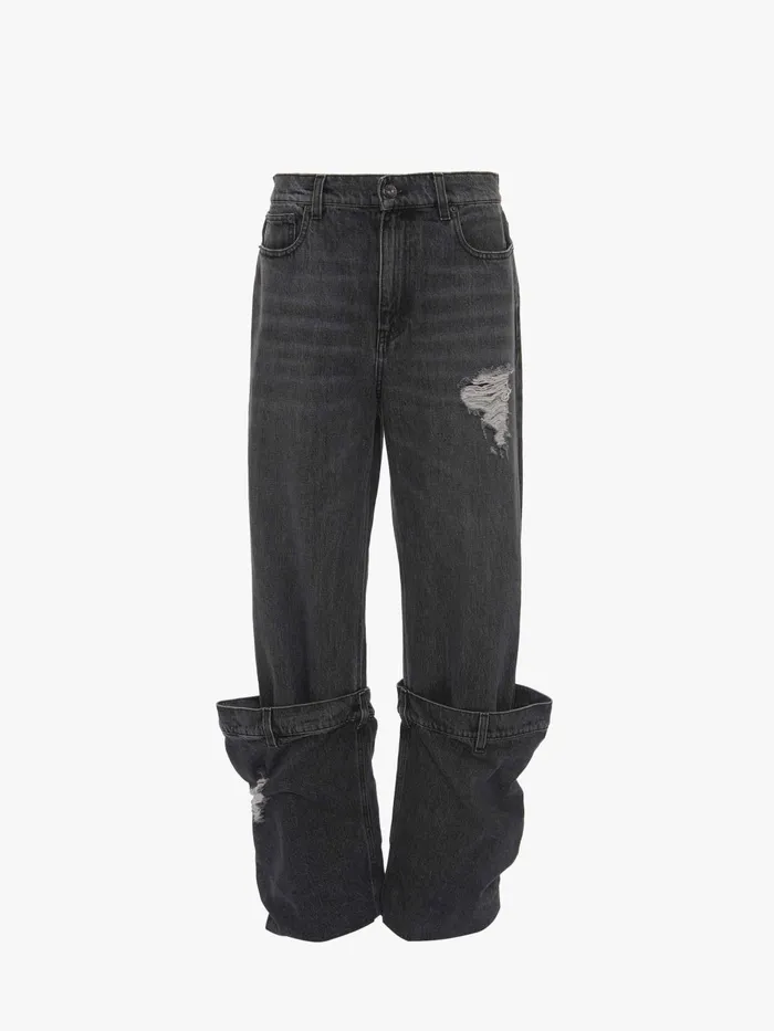 Men Trousers and Shorts JW Anderson BUCKET DENIM JEANS Grey