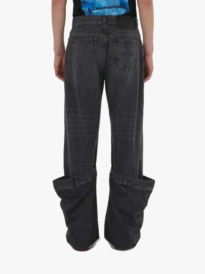 Men Trousers and Shorts JW Anderson BUCKET DENIM JEANS Grey Men Trousers and Shorts JW Anderson BUCKET DENIM JEANS Grey
