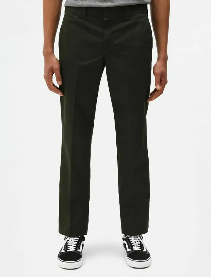 Men Trousers Dickies 873 Slim Straight Work Pant Olive Green