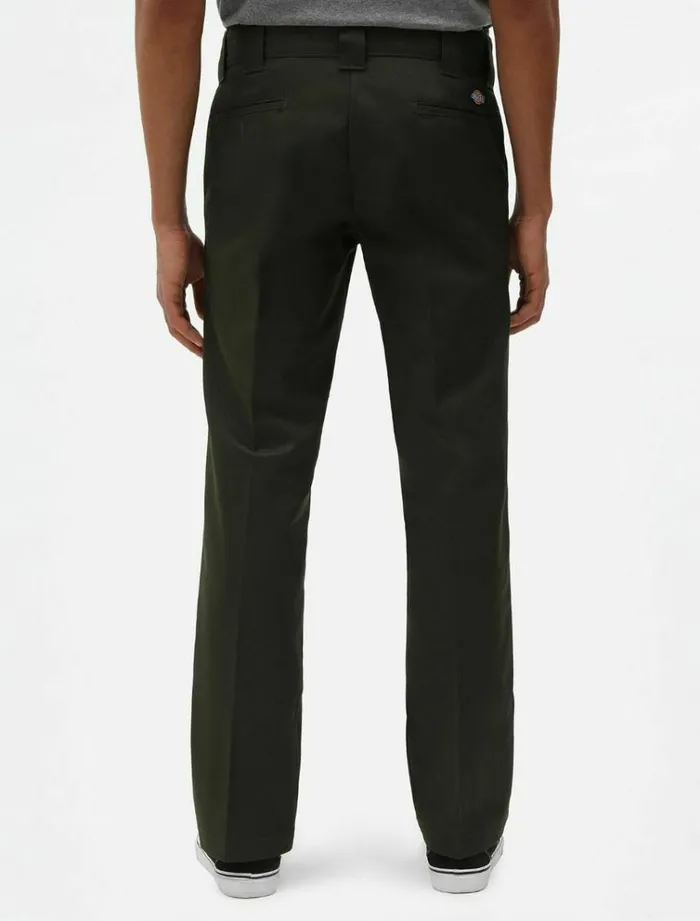 Men Trousers Dickies 873 Slim Straight Work Pant Olive Green