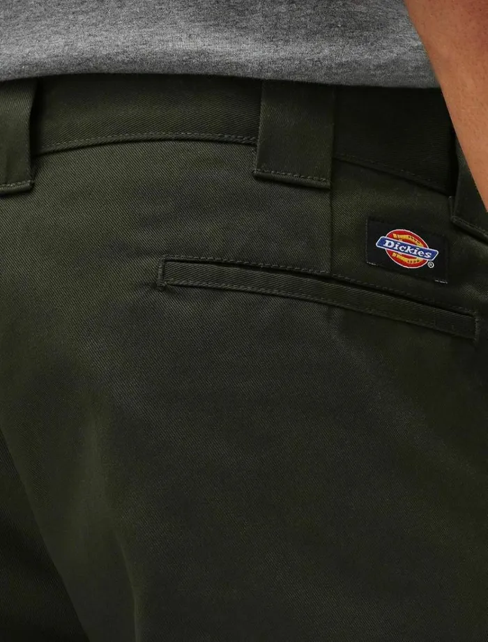 Men Trousers Dickies 873 Slim Straight Work Pant Olive Green
