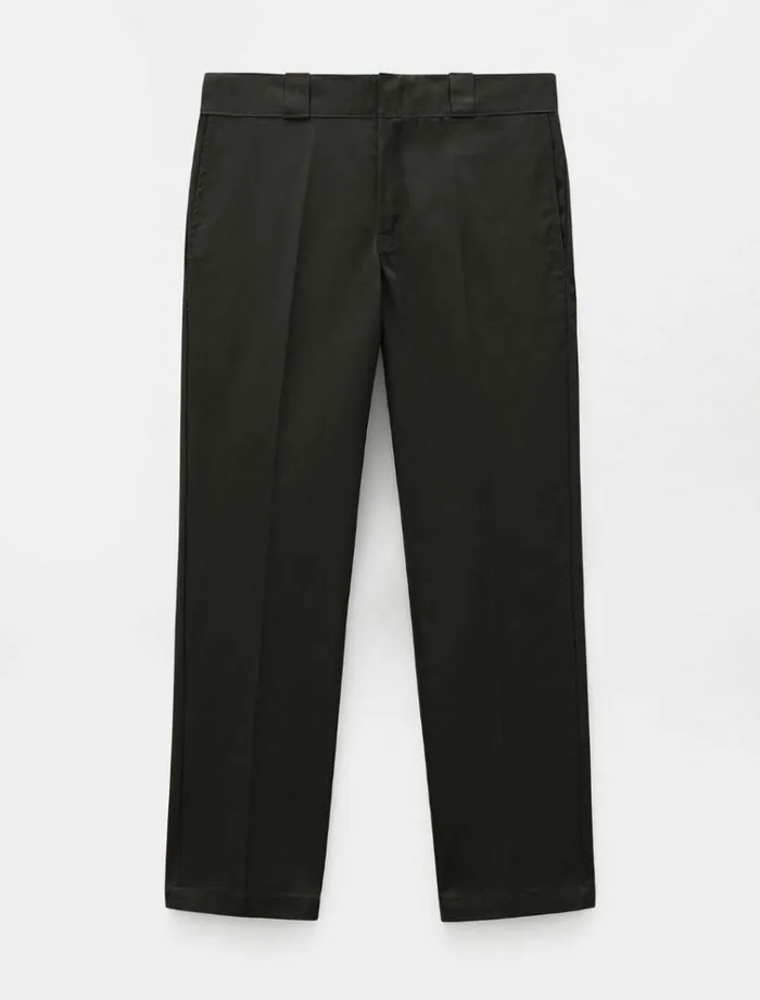 Men Trousers Dickies 873 Slim Straight Work Pant Olive Green