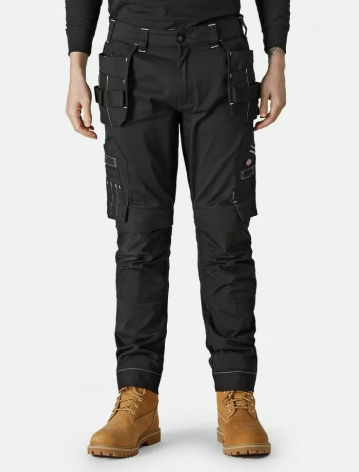 Men Trousers Dickies Holster Universal FLEX Trouser Black