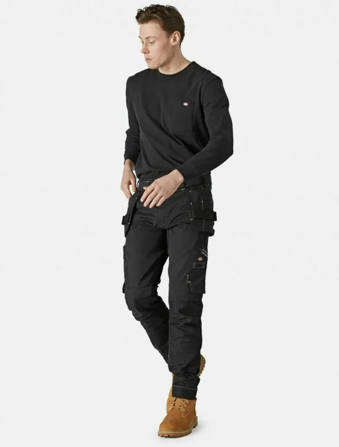 Men Trousers Dickies Holster Universal FLEX Trouser Black