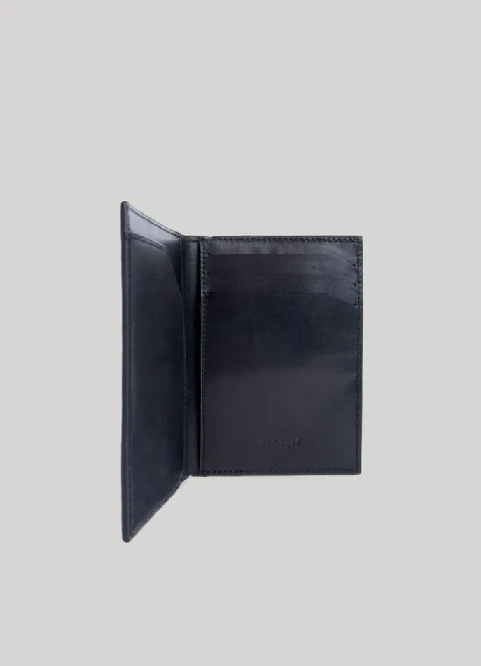 Men Wallets and Cardholders Hackett London Leather Wallet Black