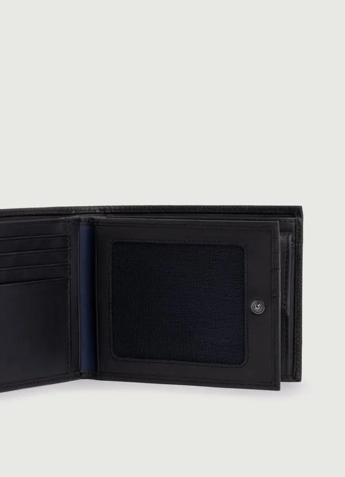 Men Wallets and Cardholders Hackett London Leather Wallet Black