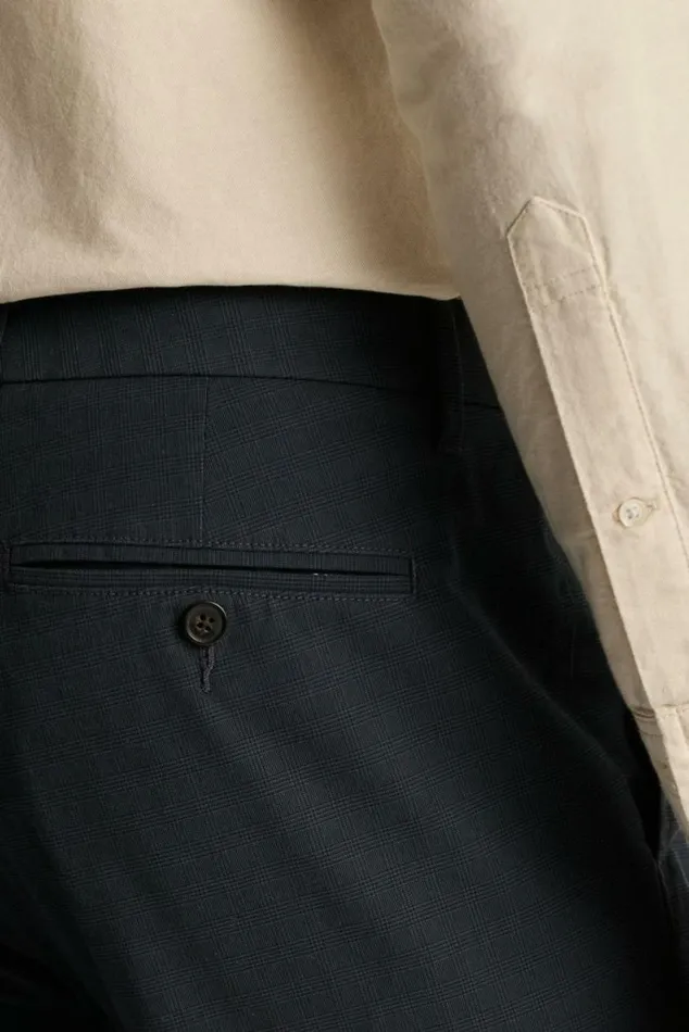 Men Weekday Warrior Dress Pants Thursday Dark Navy Glen Check Bonobos Dress Pants
