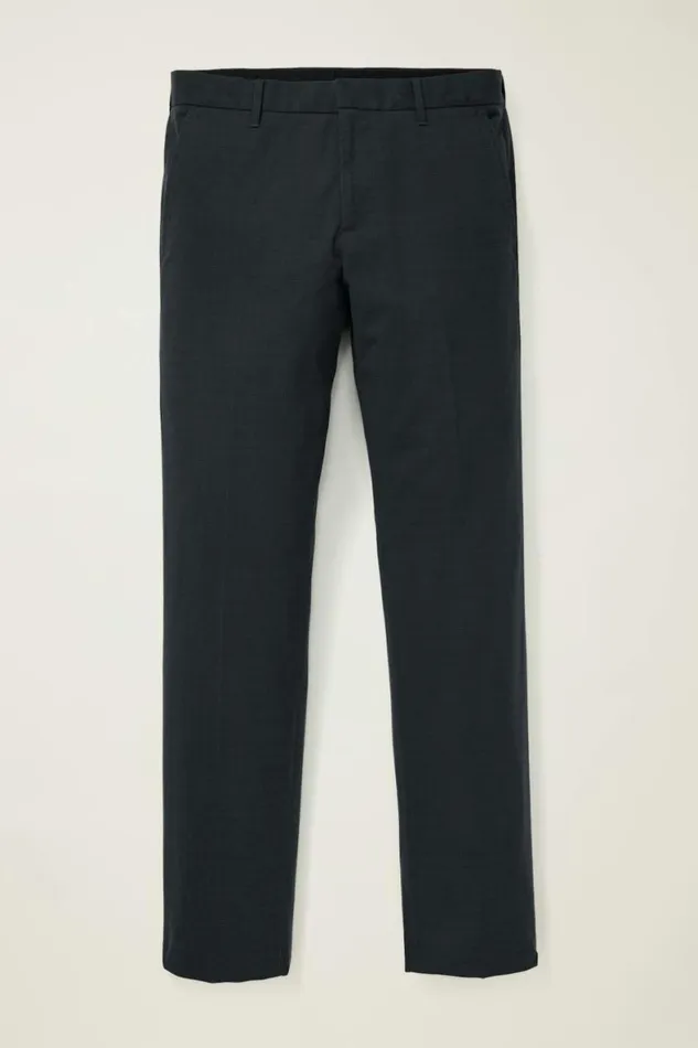 Men Weekday Warrior Dress Pants Thursday Dark Navy Glen Check Bonobos Dress Pants