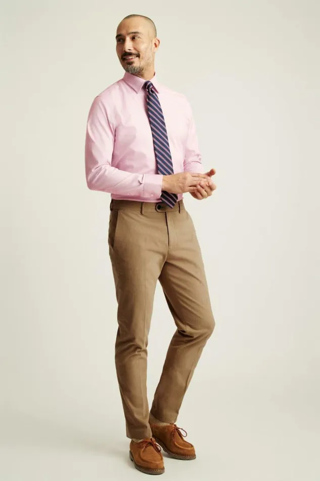 Men Weekday Warrior Dress Shirt Pink Stripe Bonobos Business Casual Shirts