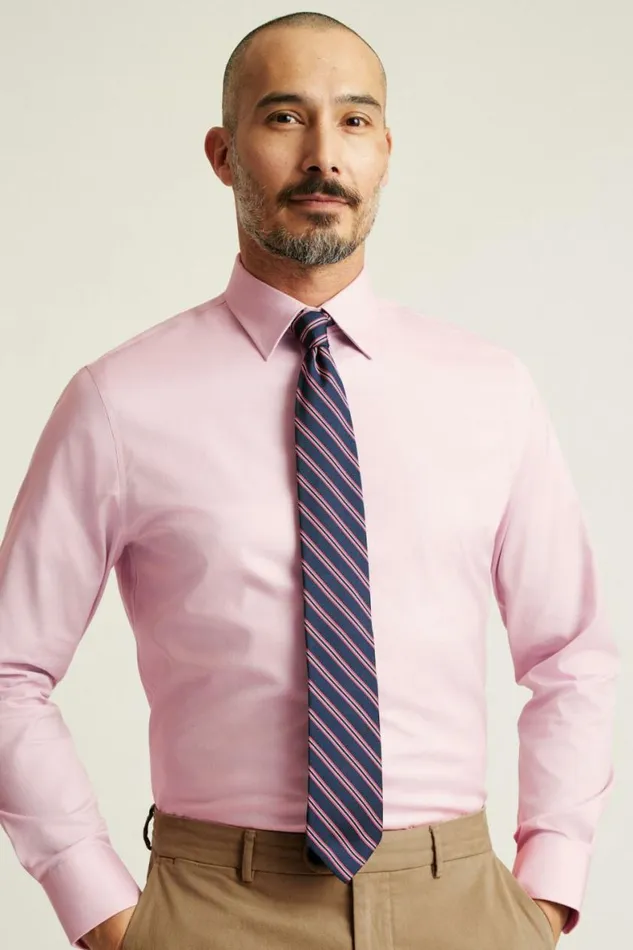 Men Weekday Warrior Dress Shirt Pink Stripe Bonobos Business Casual Shirts