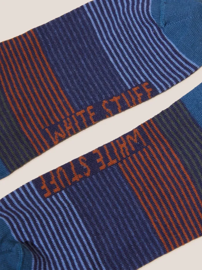 Men White Stuff Accessories Multi Stripe Trainer Socks Men White Stuff Accessories Multi Stripe Trainer Socks