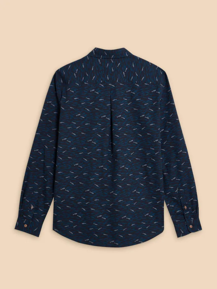 Men White Stuff Clothing Shoal Printed LS Shirt Men White Stuff Clothing Shoal Printed LS Shirt