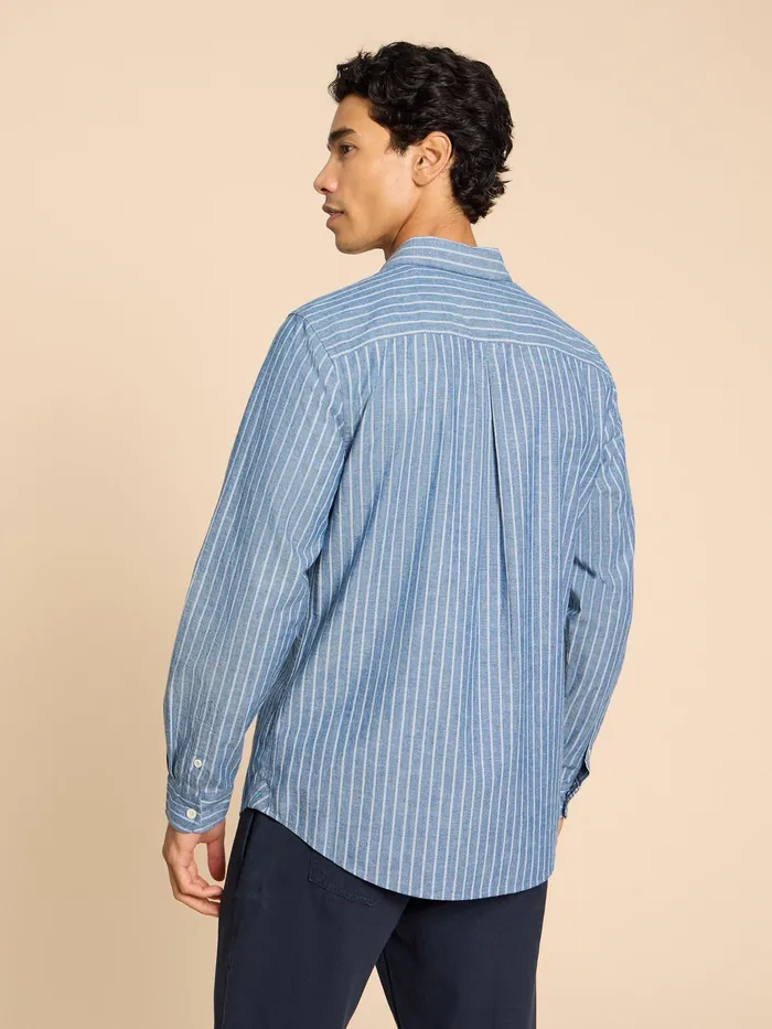 Men White Stuff Clothing Stripe LS Shirt Men White Stuff Clothing Stripe LS Shirt
