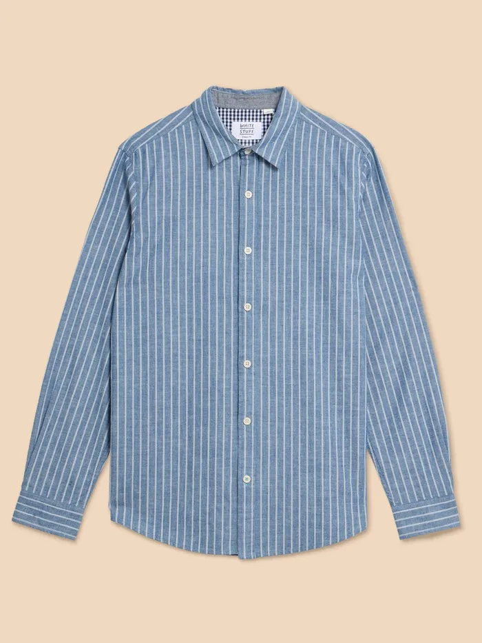 Men White Stuff Clothing Stripe LS Shirt Men White Stuff Clothing Stripe LS Shirt