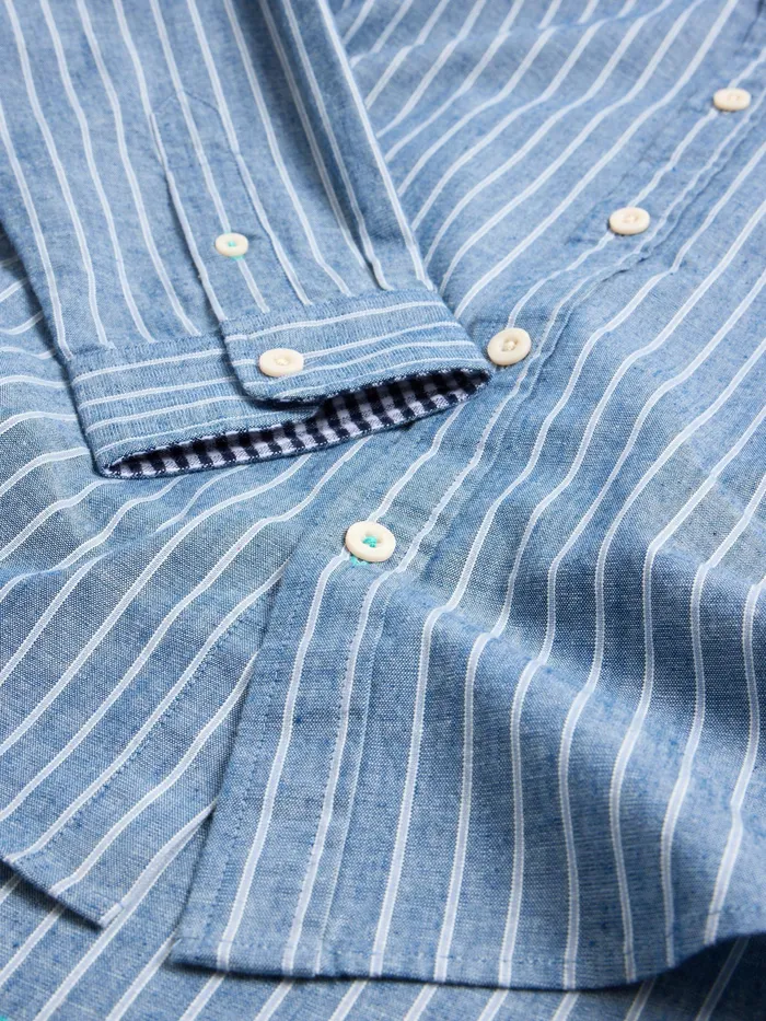 Men White Stuff Clothing Stripe LS Shirt Men White Stuff Clothing Stripe LS Shirt