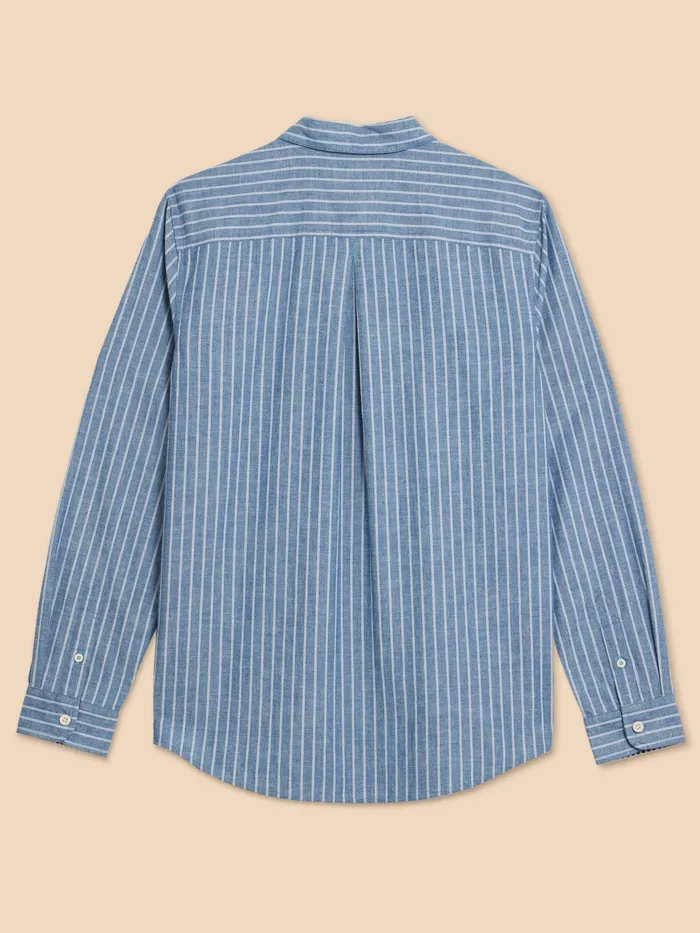 Men White Stuff Clothing Stripe LS Shirt Men White Stuff Clothing Stripe LS Shirt