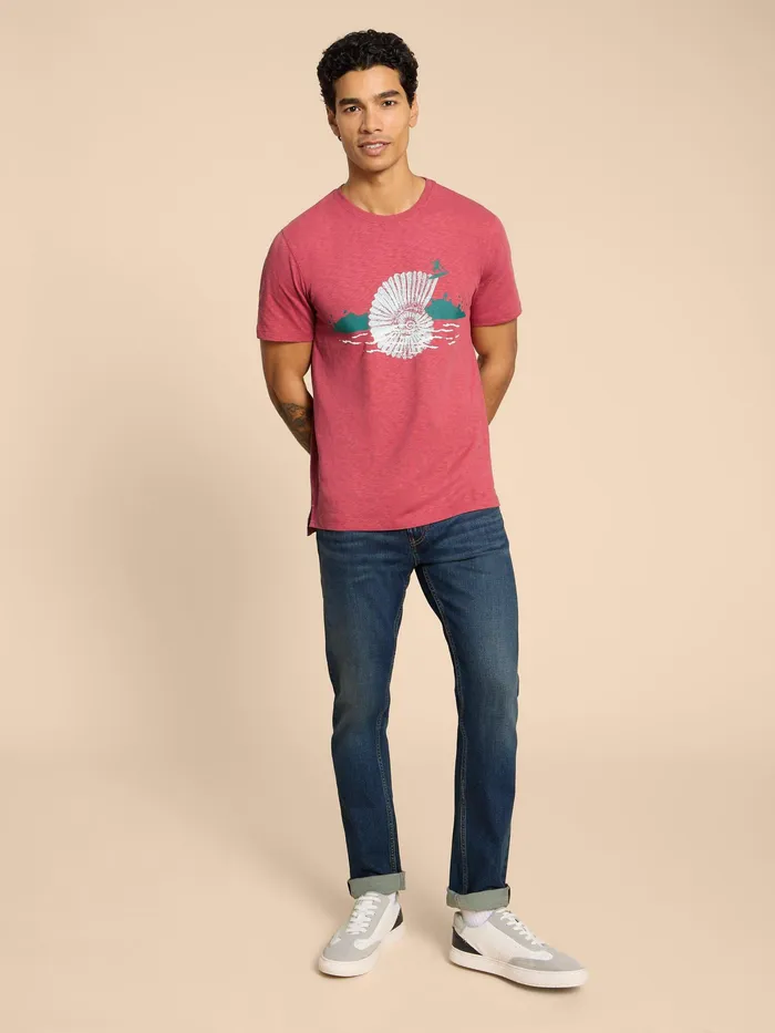 Men White Stuff Clothing Surf Shell Graphic Tee Men White Stuff Clothing Surf Shell Graphic Tee