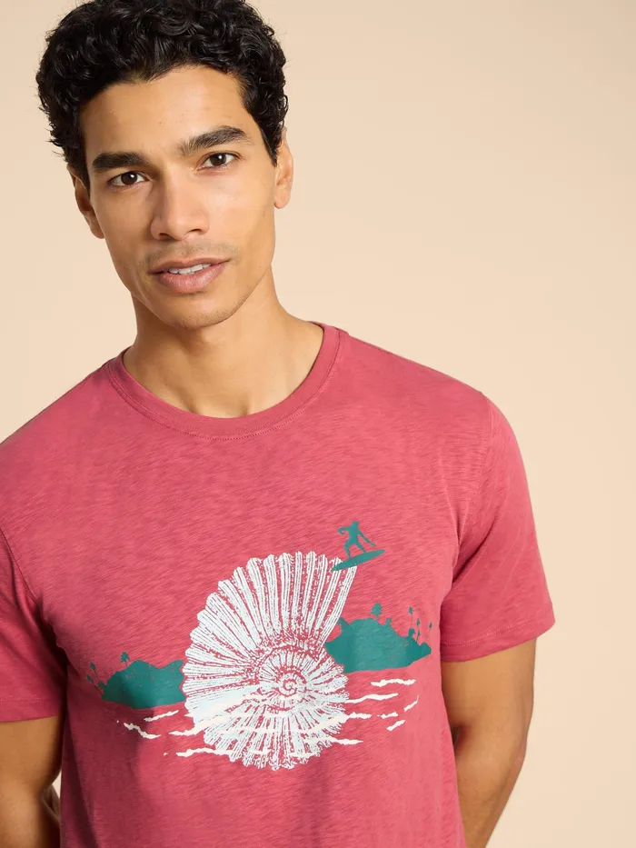 Men White Stuff Clothing Surf Shell Graphic Tee Men White Stuff Clothing Surf Shell Graphic Tee