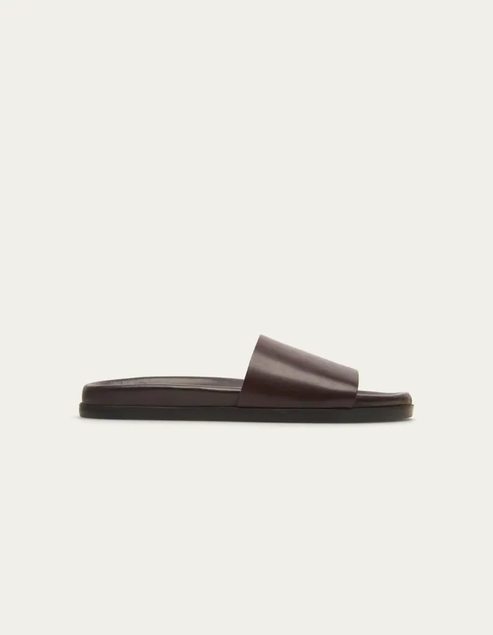 Men Wilbur Leather Sandal 8211 Brown Les Deux Shoes