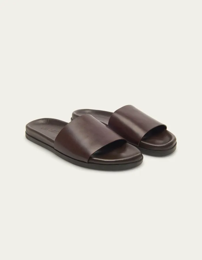 Men Wilbur Leather Sandal 8211 Brown Les Deux Shoes