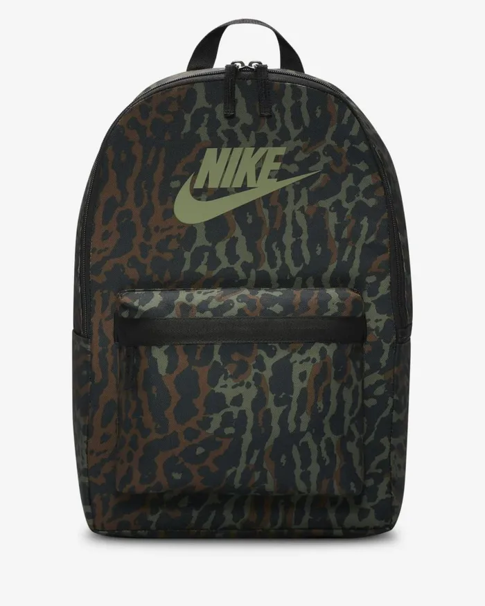 MenWomen Nike Bags And Backpacks Heritage Blackblackoil Green