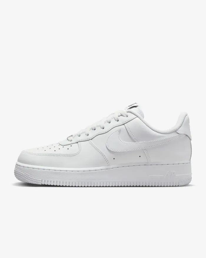 MenWomen Nike Lifestyle Air Force 1 03907 EasyOn Whitewhitewhite