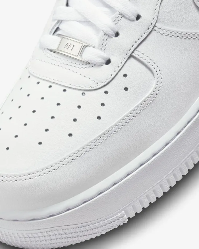 MenWomen Nike Lifestyle Air Force 1 03907 EasyOn Whitewhitewhite