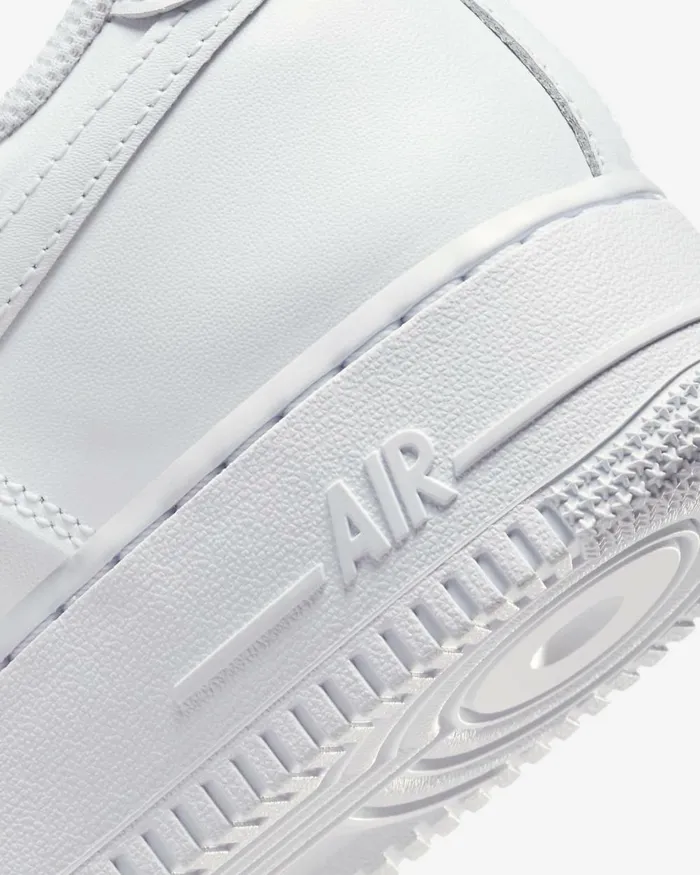 MenWomen Nike Lifestyle Air Force 1 03907 EasyOn Whitewhitewhite
