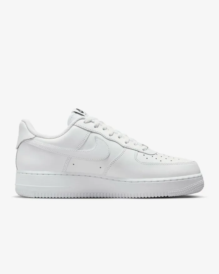 MenWomen Nike Lifestyle Air Force 1 03907 EasyOn Whitewhitewhite