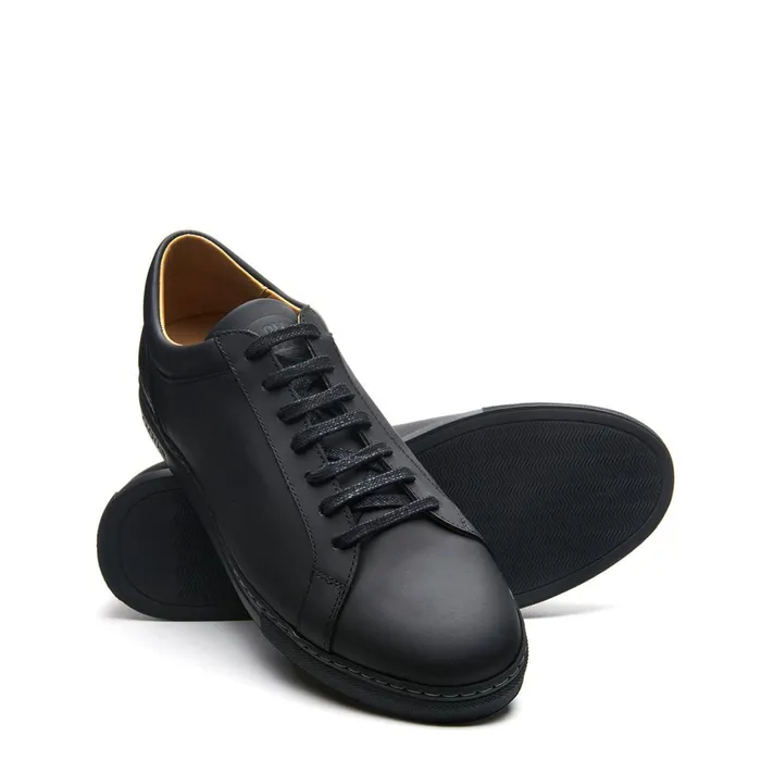 MenWomen Solovair Sneakers Black Greasy Sneaker 070