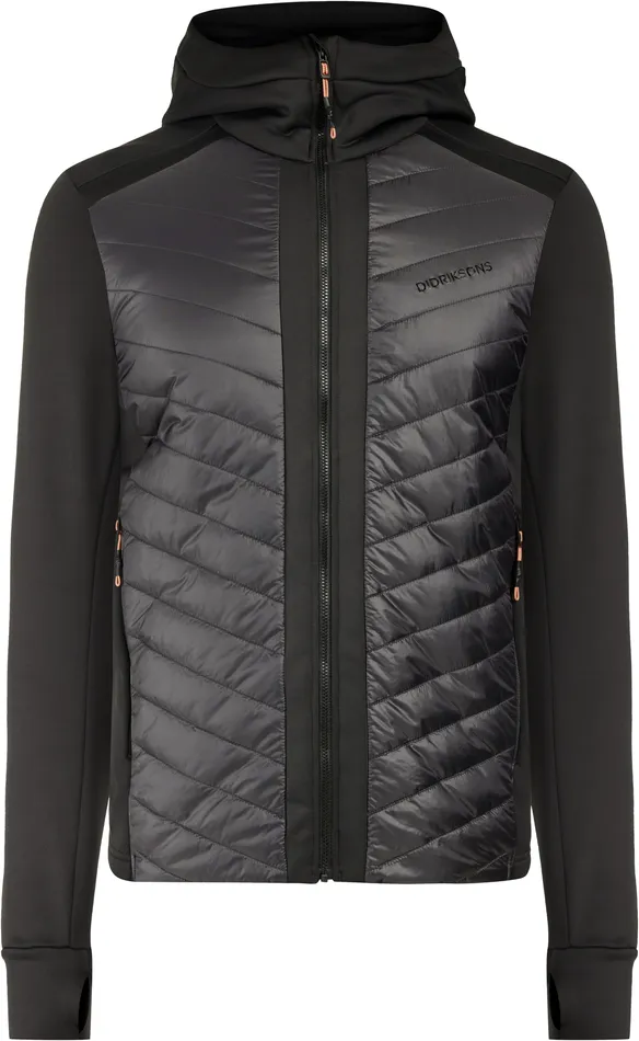 Men Zuko FullZip Black Didriksons Outdoor Jackets