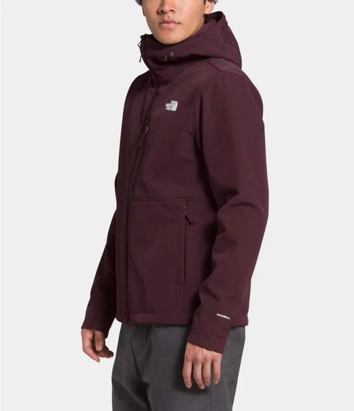Mens Apex Bionic Hoodie Root Brown The North Face Softshell