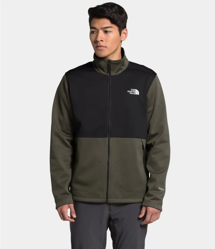 Mens Apex Canyonwall Jacket New Taupe Greentnf Black The North Face Fleece