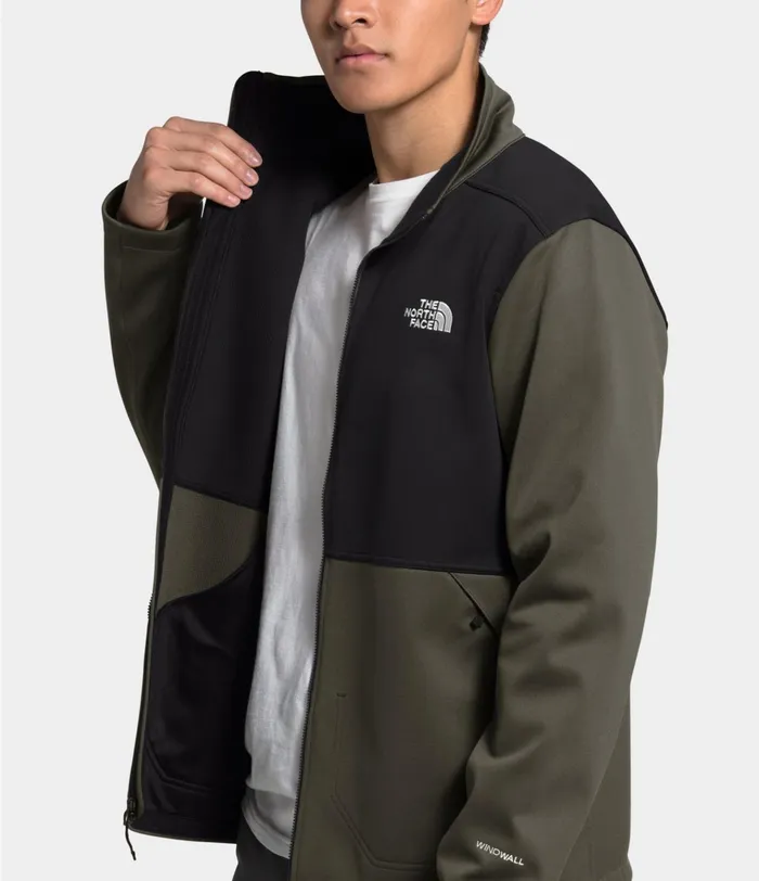 Mens Apex Canyonwall Jacket New Taupe Greentnf Black The North Face Fleece