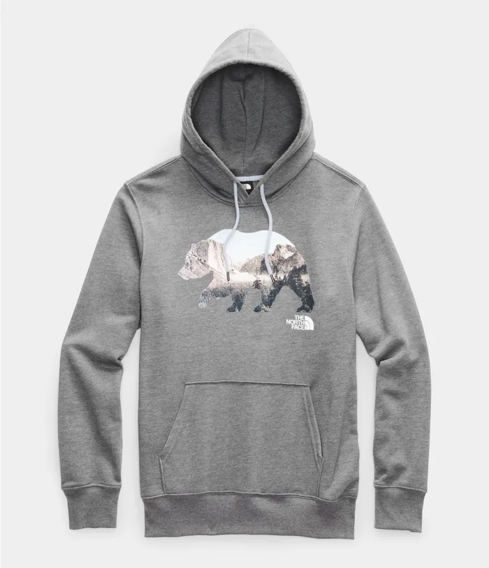 Mens Bearinda Pullover Hoodie Tnf Medium Grey Heather The North Face Hoodies and Sweatshirts