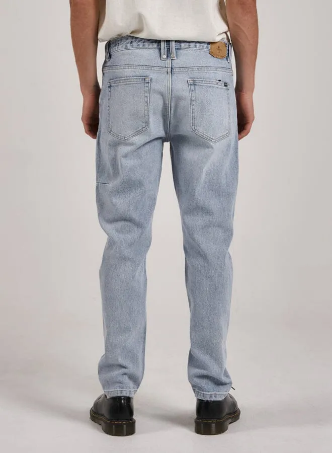Mens Bones Denim Jean Ash Blue Thrills Denim