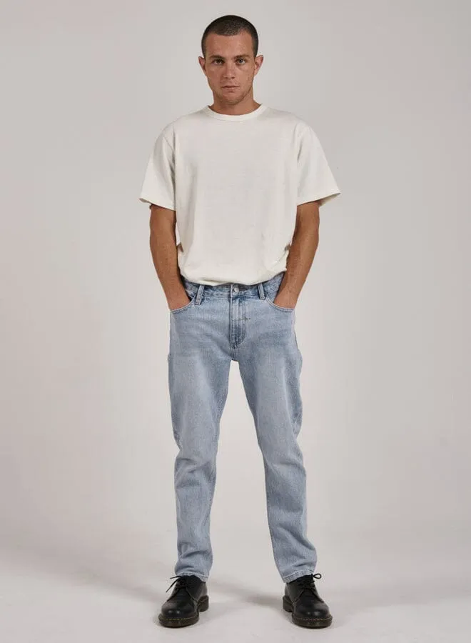 Mens Bones Denim Jean Ash Blue Thrills Denim
