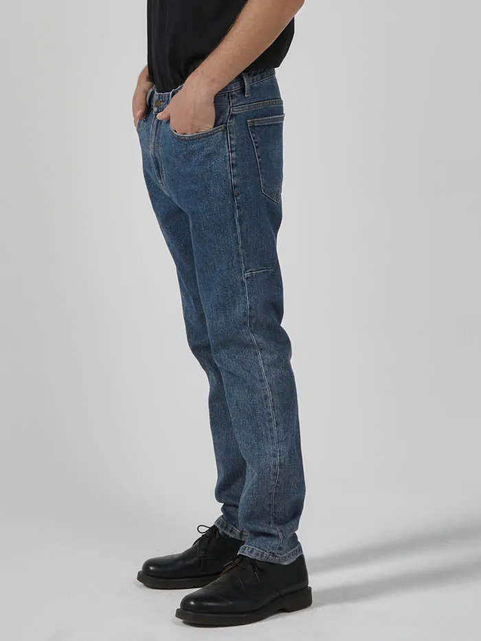 Mens Bones Denim Jean Highway Blue Thrills Denim