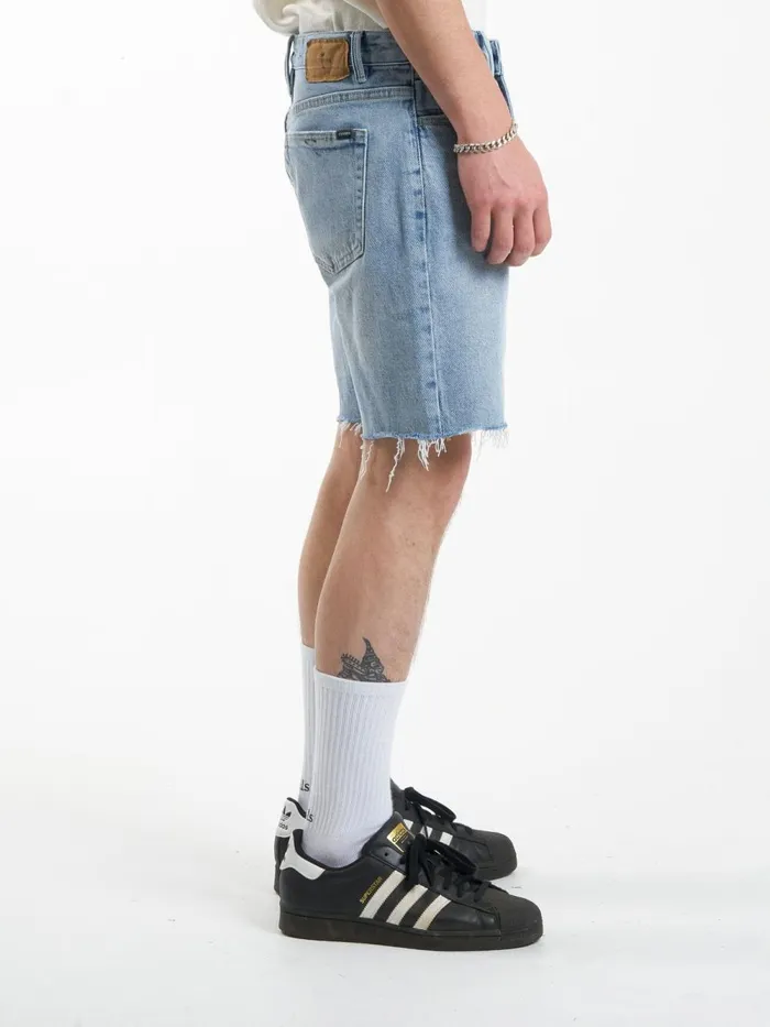 Mens Bones Denim Short Endless Blue Thrills Denim Shorts