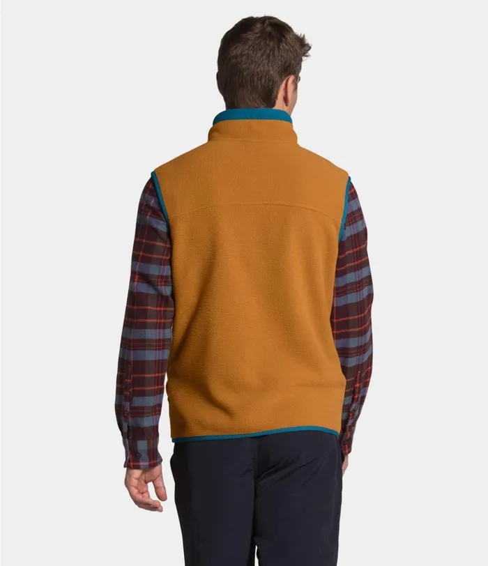 Mens Carbondale Vest Timber Tanmallard Blue The North Face Vests