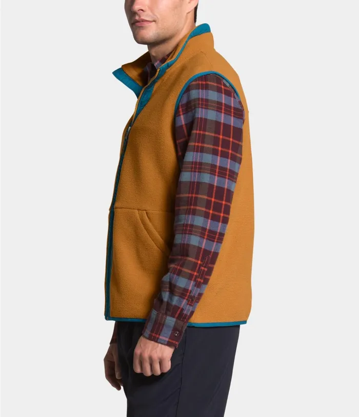 Mens Carbondale Vest Timber Tanmallard Blue The North Face Vests
